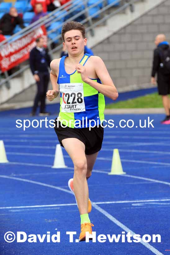 Mens under-17s 2022 Northern Road Relays, SportsCity, Manchester. Photo: David T. Hewitson/Sports for All Pics